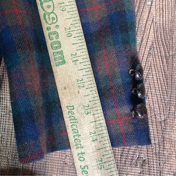 Pendleton Vintage Woolen Mills Virgin Wool Tartan Plaid Check Blazer‎ 38R - Picture 10 of 14